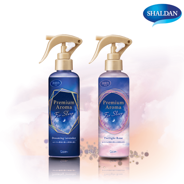 SHALDAN โชชูริกิ พรีเมี่ยมอโรม่า สเปรย์น้ำหอมปรับอากาศสำหรับห้อง (For Sleep) 165 มล. shaldan