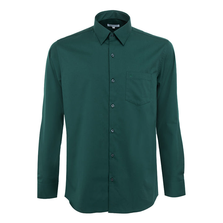 Guy Laroche เสื้อเชิ้ตคอปกสีพื้น Slim fit รุ่นขายดี (BAB6200P3) Guy Laroche