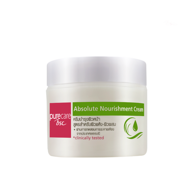 BSC Pure Care (บีเอสซี เพียวแคร์) ABSOLUTE NOURISHMENT CREAM 30g. Purecare BSC