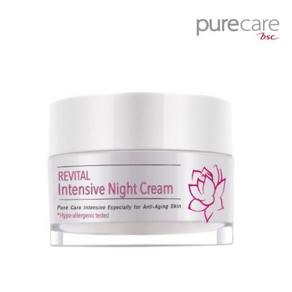 BSC Pure Care (บีเอสซี เพียวแคร์) REVITAL INTENSIVE NIGHT CREAM 30g. Purecare BSC