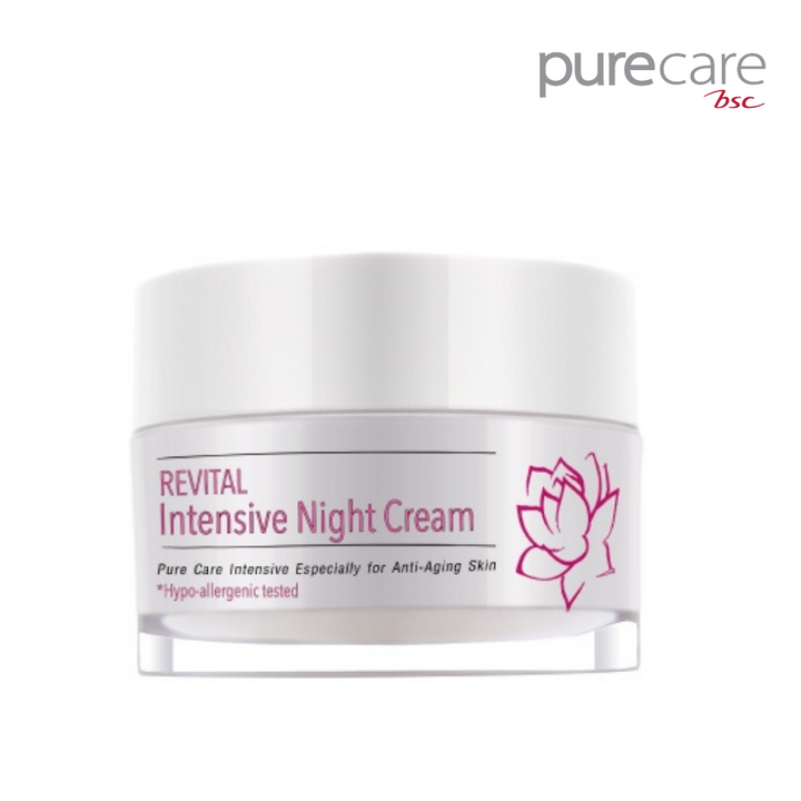 BSC Pure Care (บีเอสซี เพียวแคร์) REVITAL INTENSIVE NIGHT CREAM 30g. Purecare BSC