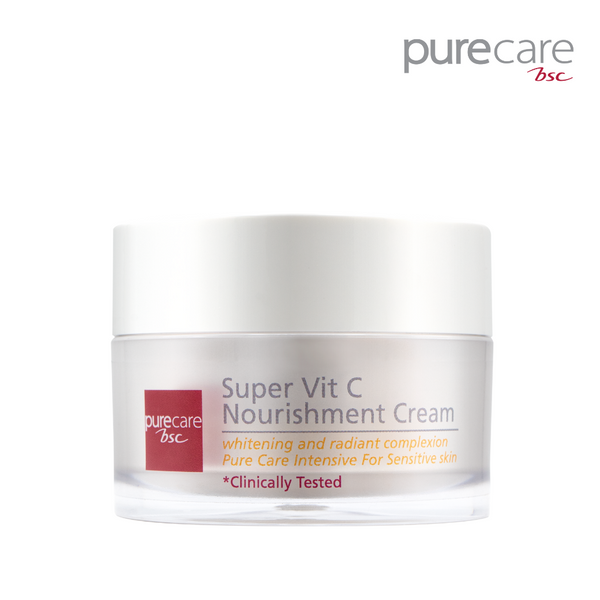 BSC Pure Care (บีเอสซี เพียวแคร์) SUPER VIT C NOURISHMENT CREAM 30g. Purecare BSC