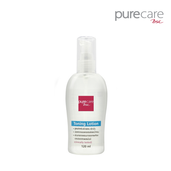 BSC Pure Care (บีเอสซี เพียวแคร์) TONING LOTION 120ml. Purecare BSC