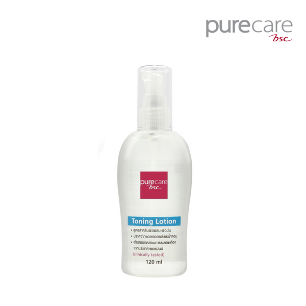 BSC Pure Care (บีเอสซี เพียวแคร์) TONING LOTION 120ml.