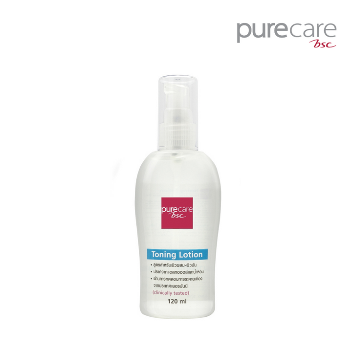 BSC Pure Care (บีเอสซี เพียวแคร์) TONING LOTION 120ml. Purecare BSC