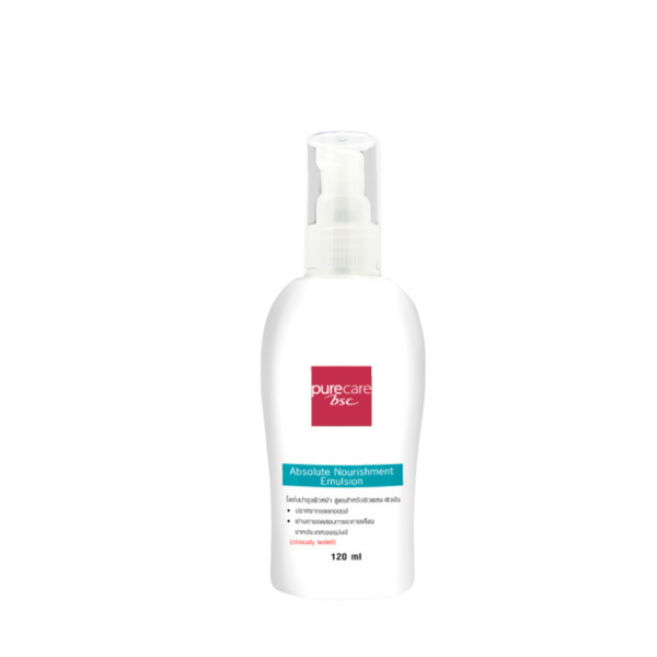 BSC Pure Care (บีเอสซี เพียวแคร์) ABSOLUTE NOURISHMENT EMULSION 120ml. Purecare BSC
