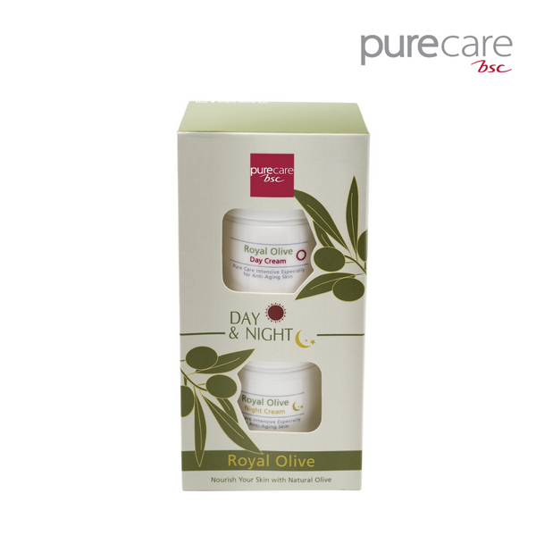 BSC Pure Care (บีเอสซี เพียวแคร์) ROYAL OLIVE DAY & NIGHT SET 40ml. Purecare BSC