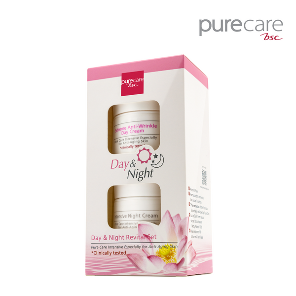 BSC Pure Care (บีเอสซี เพียวแคร์) DAY AND NIGHT REVITAL SET 40ml.