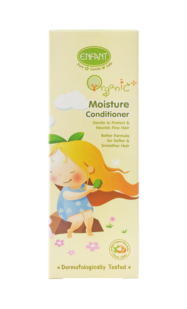 Enfant อองฟองต์ Organic Plus Moisture Conditioner ครีมนวดผม เหมาะสำหรับเด็กอายุ 6 เดือนขึ้นไป 180 ml.