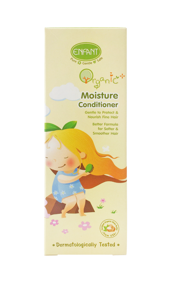 Enfant อองฟองต์ Organic Plus Moisture Conditioner ครีมนวดผม เหมาะสำหรับเด็กอายุ 6 เดือนขึ้นไป 180 ml. ENFANT