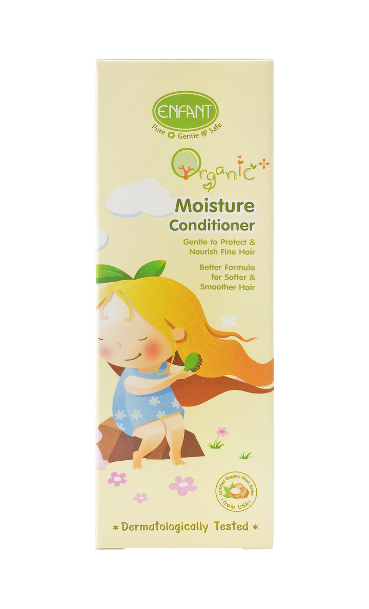 Enfant อองฟองต์ Organic Plus Moisture Conditioner ครีมนวดผม เหมาะสำหรับเด็กอายุ 6 เดือนขึ้นไป 180 ml. ENFANT