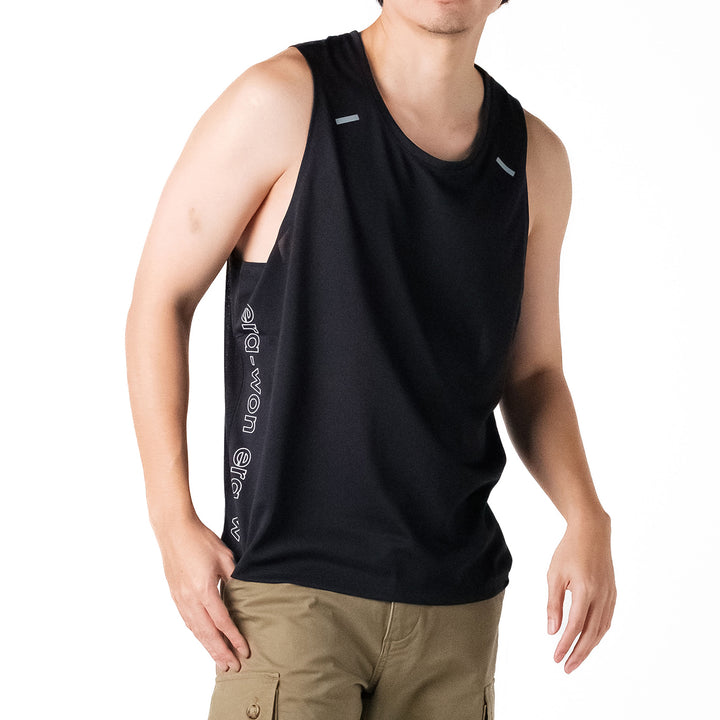 era-won เสื้อกล้าม รุ่น Vest T-Shirt SportWear Zinc สี Black 