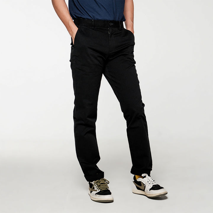 era-won กางเกง รุ่น Chino ทรง Skinny สี Black 