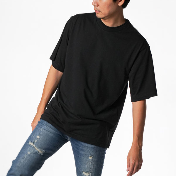 era-won เสื้อยืดโอเวอร์ไซส์ New Oversize T-Shirt สี Black