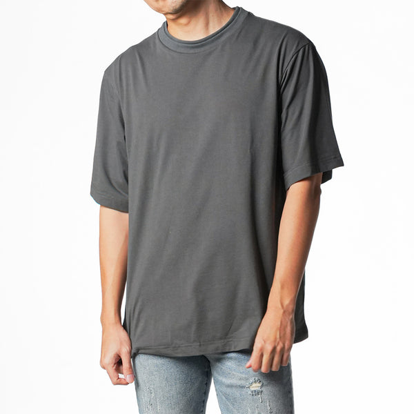 era-won เสื้อยืดโอเวอร์ไซส์ New Oversize T-Shirt สี Dark Grey