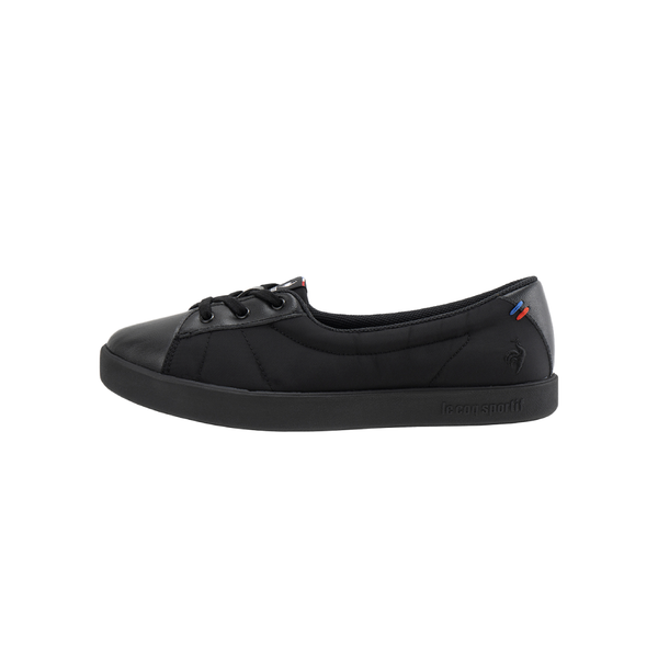 le coq sportif รองเท้าผู้หญิงเพื่อสุขภาพ รุ่น LCS FOURCHE SHORT สีดำ (รองเท้าผ้าใบสีดำ, รองเท้าแฟชั่น)