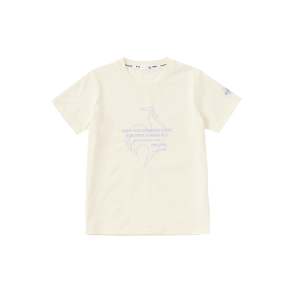 เสื้อเทรนนิ่ง ออกกำลังกาย ผู้หญิง สีขาว (T-shirt, เสื้อยืด, เสื้อออกกำลังกาย, lecoq, เลอค็อก) Le Coq Sportif