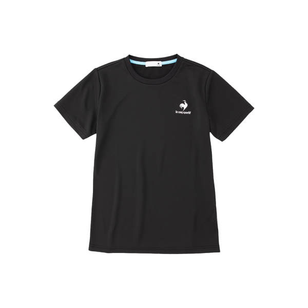 เสื้อเทรนนิ่ง ออกกำลังกาย ผู้หญิง สีดำ T-shirt, เสื้อยืด, เสื้อออกกำลังกาย, lecoq, เลอค็อก Le Coq Sportif