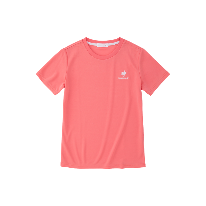 เสื้อเทรนนิ่ง ออกกำลังกาย ผู้หญิง สีชมพู (T-shirt, เสื้อยืด, เสื้อออกกำลังกาย, lecoq, เลอค็อก) Le Coq Sportif