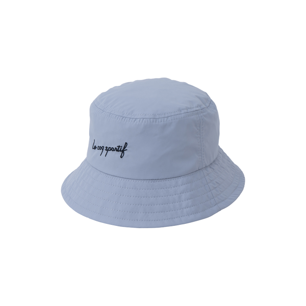 le coq sportif หมวกบัคเก็ต พับเก็บได้ สีม่วง (หมวก, หมวกกันแดด, หมวกผ้า, หมวกแฟชั่น, หมวกผู้ชาย, หมวกผู้หญิง, lecoq)