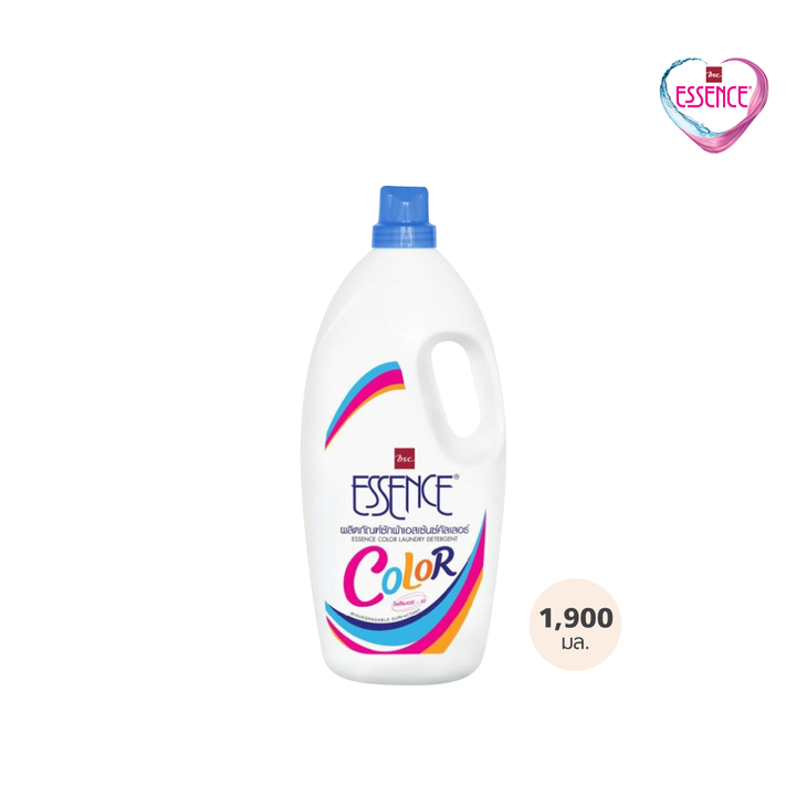 ผลิตภัณฑ์ซักผ้า เอสเซ้นซ์ สำหรับผ้าสี 1,900 มล. (1 ลัง บรรจุ 6 ขวด) ESSENCE
