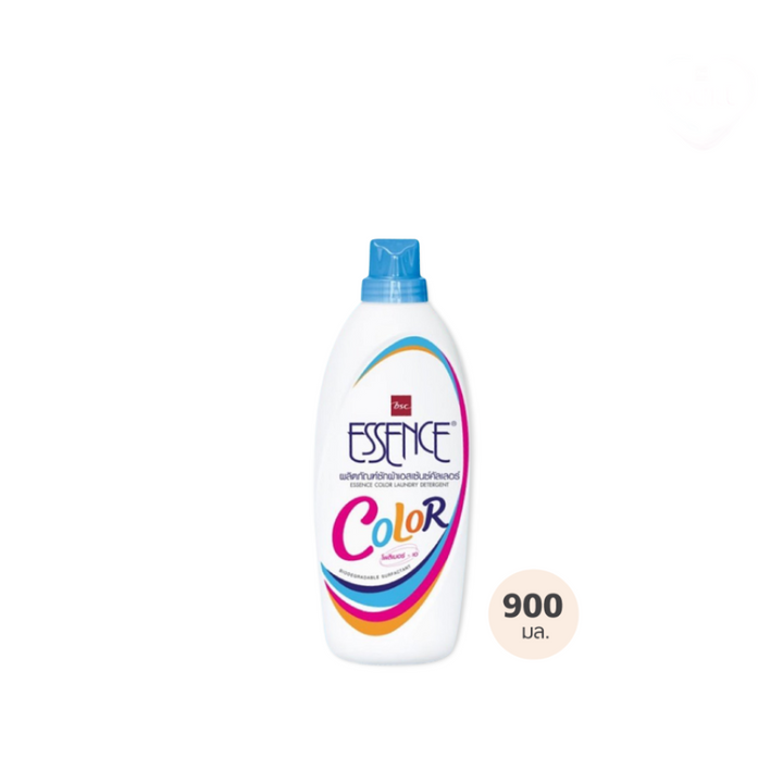 (ของแถม) ESSENCE ผลิตภัณฑ์ซักผ้าเอสเซ้นซ์ สำหรับผ้าสี 900 มล.(1 ลัง บรรจุ 12 ขวด ) 