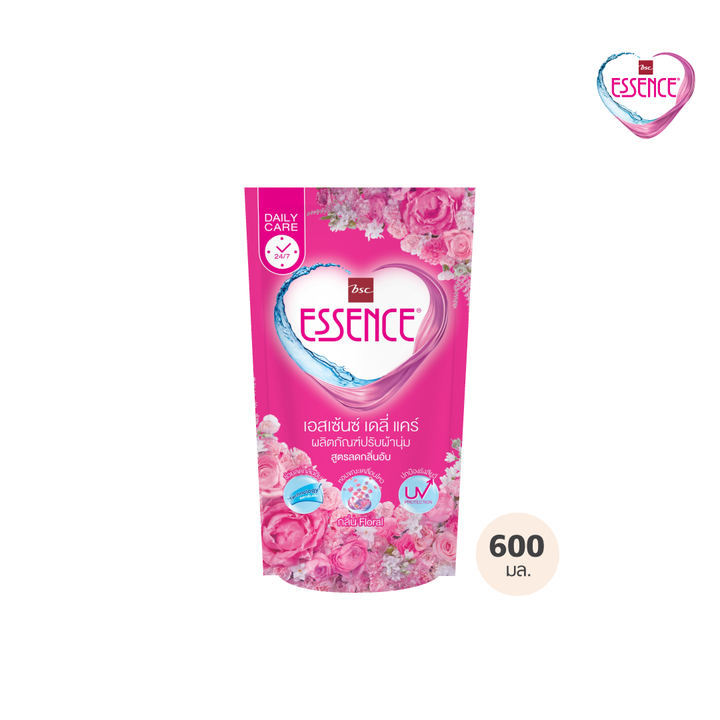 (ของแถม) ESSENCE ผลิตภัณฑ์ปรับผ้านุ่ม เอสเซ้นซ์ เมจิคอล เซนท์ 600 มล. (1 ลัง บรรจุ 24 ถุง) 