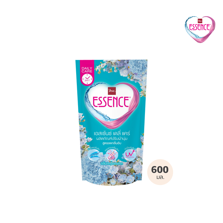 (ของแถม) ESSENCE ผลิตภัณฑ์ปรับผ้านุ่ม เอสเซ้นซ์ เมจิคอล เซนท์ 600 มล. (1 ลัง บรรจุ 24 ถุง) 