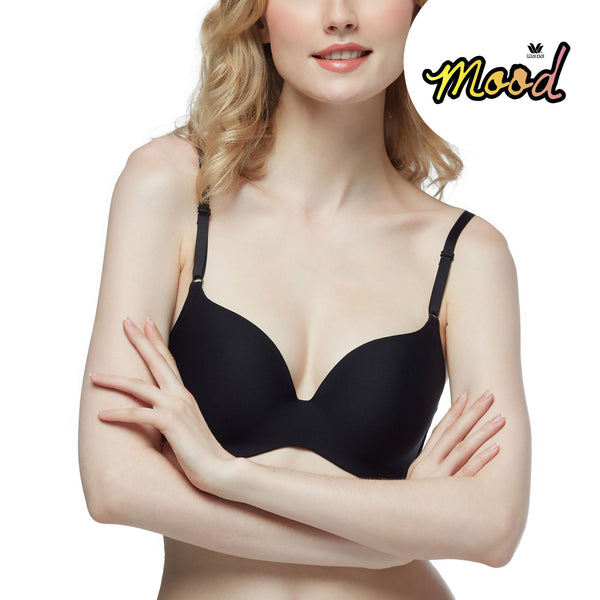 Wacoal Mood Travel Bra ชุดชั้นในวัยรุ่น บราม้วนได้ ไร้โครง รุ่น MM1E36 Wacoal