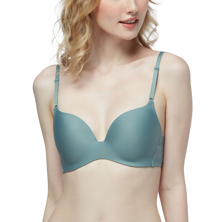 Wacoal Mood Travel Bra ชุดชั้นในวัยรุ่น บราม้วนได้ ไร้โครง รุ่น MM1E36 Wacoal