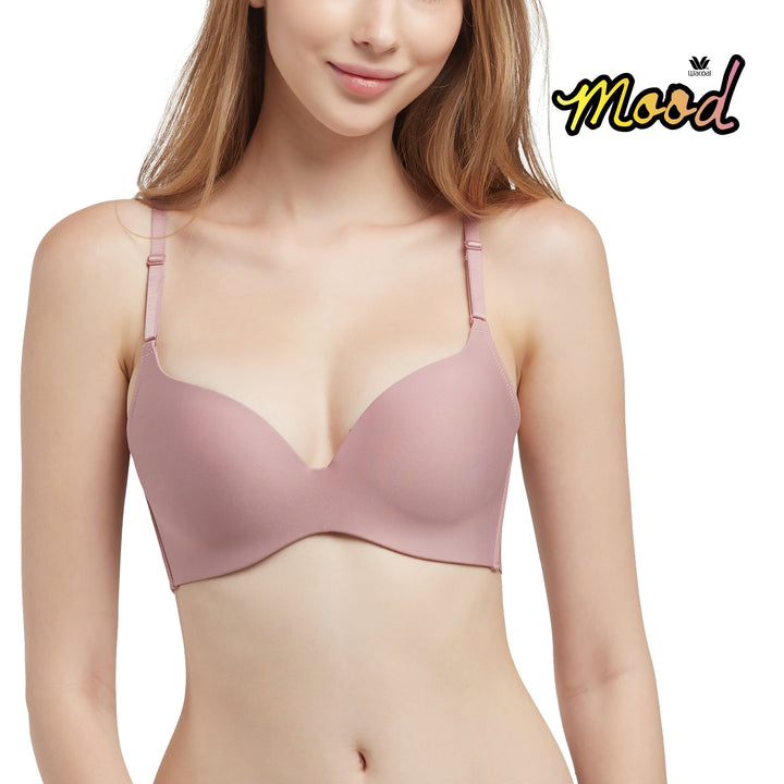 Wacoal Mood Travel Bra ชุดชั้นในวัยรุ่น บราม้วนได้ ไร้โครง รุ่น MM1E70 Wacoal