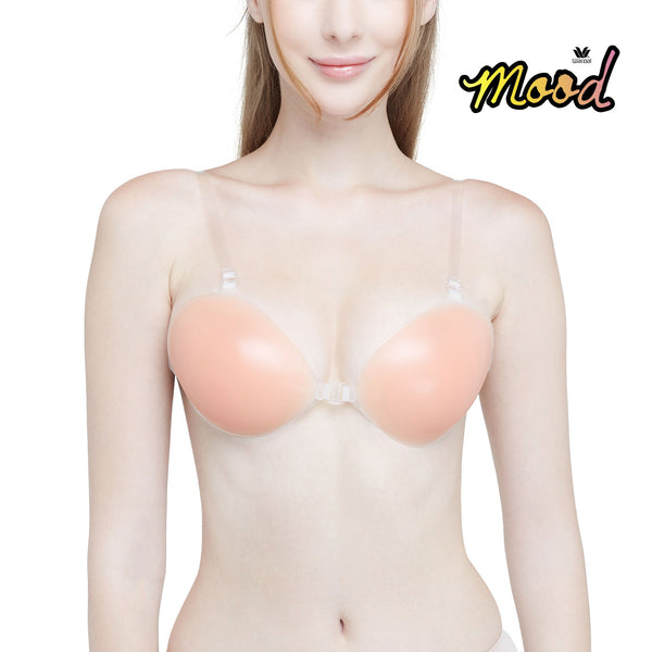 Wacoal Mood Accessories Silicone Bra with Clear Straps บราปีกนก รุ่น MM9054 Wacoal