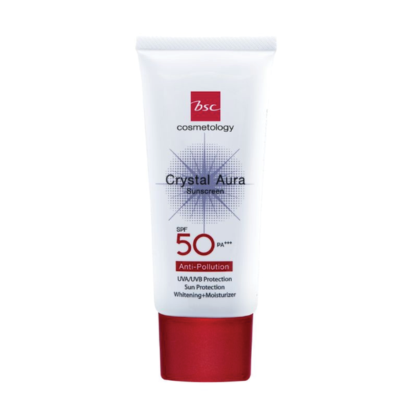 BSC Cosmetology Crystal Aura Sunscreen SPF 50 PA+++ Anti-pollution (25g.)