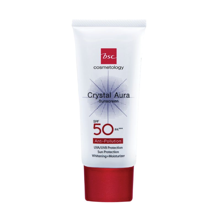 BSC Cosmetology Crystal Aura Sunscreen SPF 50 PA+++ Anti-pollution