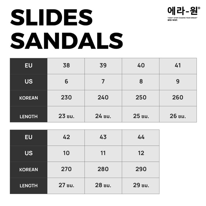 era-won Slide Sandals รุ่น S6 สี S6-Green 