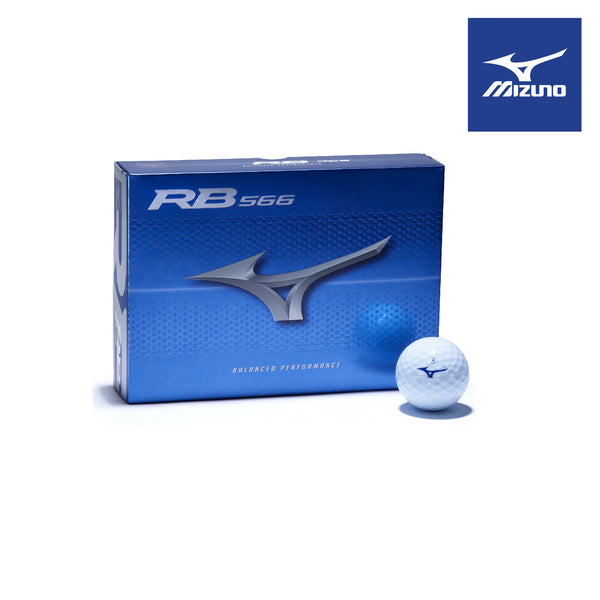 ลูกกอล์ฟ รุ่น RB566 สีขาว 12 ลูก (golfball, มิซูโน่, กอล์ฟ) Mizuno