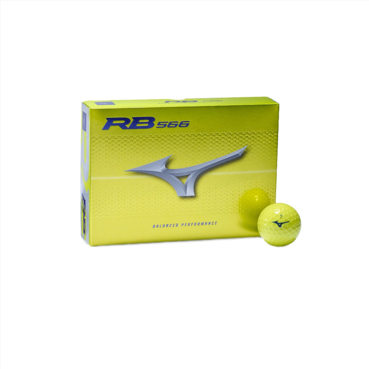 ลูกกอล์ฟ รุ่น RB566 สีเหลือง 12 ลูก (golfball, มิซูโน่, กอล์ฟ) Mizuno