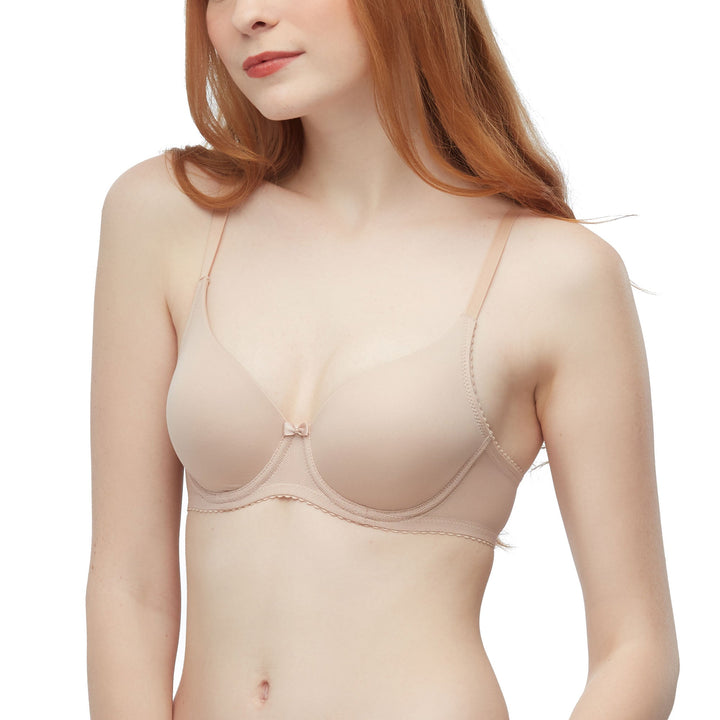Wacoal Underwire Seamless Bra บรามีโครง ไร้ตะเข็บ เสริมฟองน้ำ รุ่น WB5A86 Wacoal