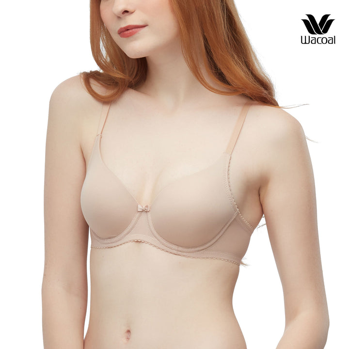 Wacoal Underwire Seamless Bra บรามีโครง ไร้ตะเข็บ เสริมฟองน้ำ รุ่น WB5A86 Wacoal