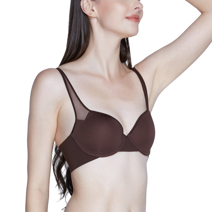 Wacoal Underwire Push Up Bra บรามีโครง เสริมฟองน้ำบาง รุ่น WB5P03 Wacoal