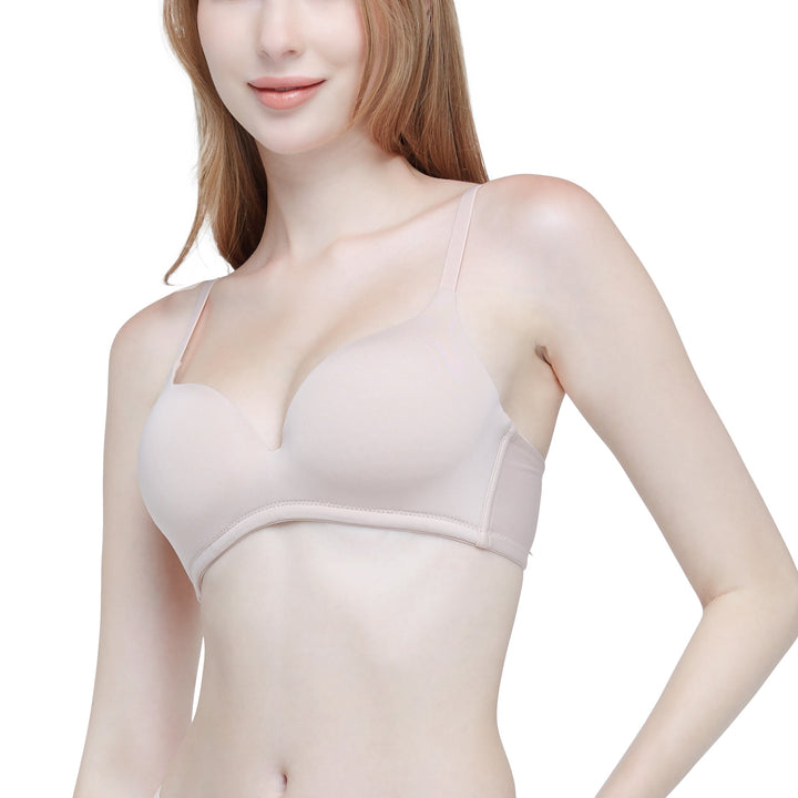 Wacoal Wireless Seamless Bra บราไร้โครง ไร้ตะเข็บ เสริมฟองน้ำ รุ่น WB5X63 Wacoal