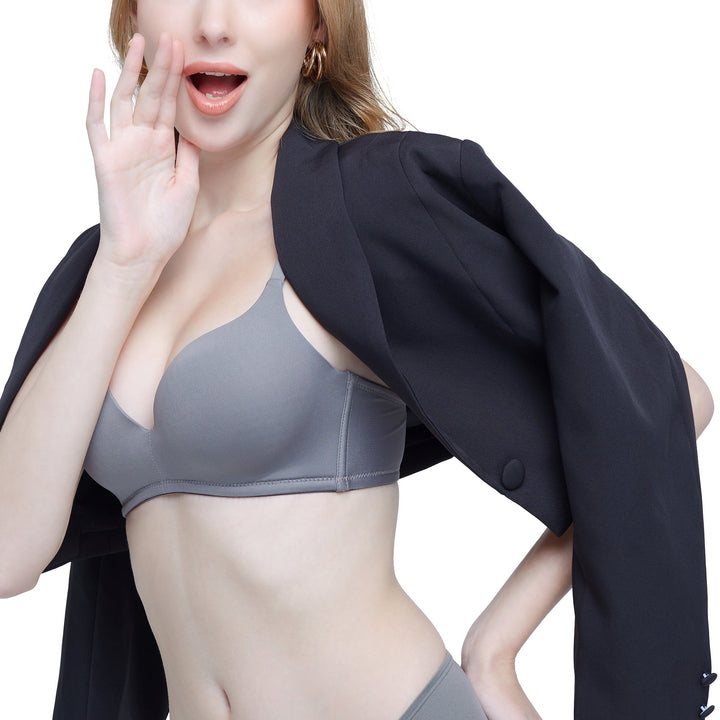 Wacoal Wireless Seamless Bra บราไร้โครง ไร้ตะเข็บ เสริมฟองน้ำ รุ่น WB5X63 Wacoal