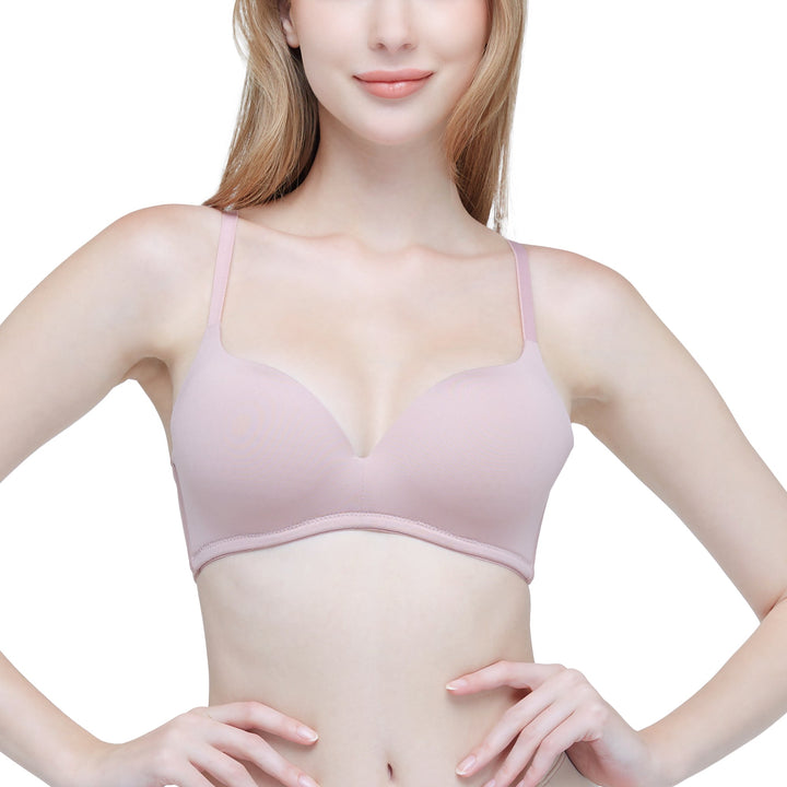 Wacoal Wireless Seamless Bra บราไร้โครง ไร้ตะเข็บ เสริมฟองน้ำ รุ่น WB5X63 Wacoal