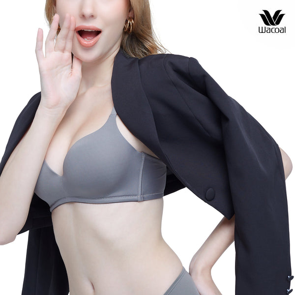 Wacoal Wireless Seamless Bra บราไร้โครง ไร้ตะเข็บ เสริมฟองน้ำ รุ่น WB5X63 Wacoal