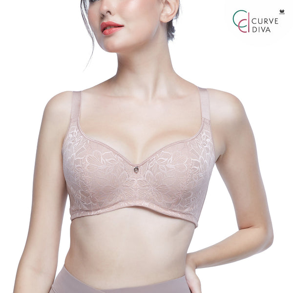Wacoal Curve Diva Underwire Bra บรามีโครง เก็บกระชับ สาวพลัสไซซ์ รุ่น WQ1332 Wacoal