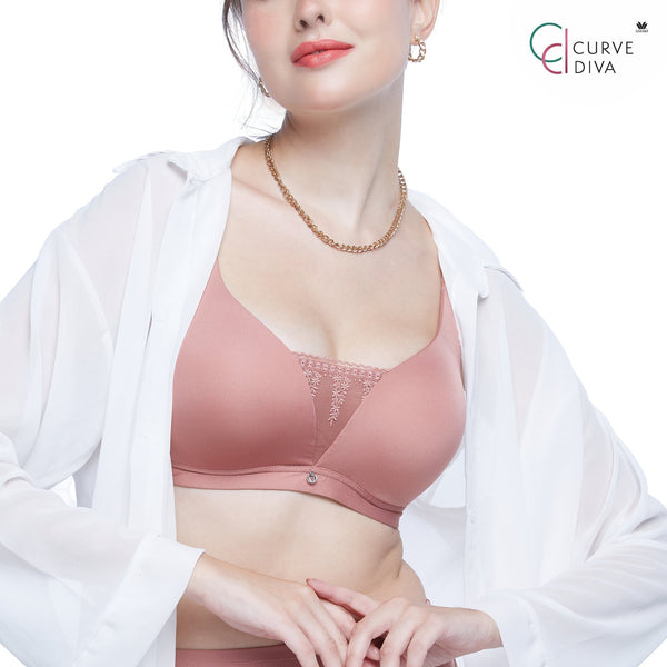 Wacoal Curve Diva Seamless Bra บราเก็บกระชับ สาวคัพใหญ่ รุ่น WB7540 Wacoal