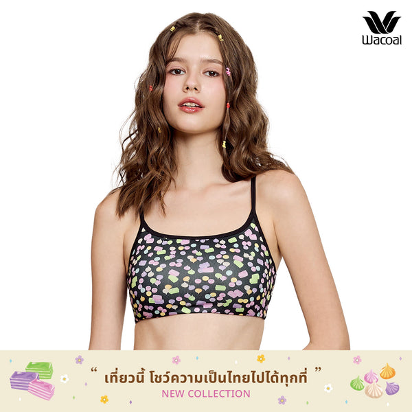 Wacoal Lingerie Bra บราสวมหัว เสื้อสายเดี่ยว รุ่น WH4N22 