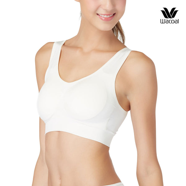 Wacoal Lingerie Seamless Bra วาโก้ บราสวมหัว ไร้โครง รูปแบบเสื้อสายกล้าม รุ่น WH9C24