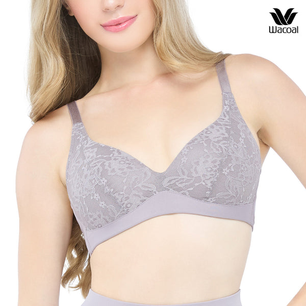 Wacoal Gold Wireless Bra บราเพื่อสุขภาพ บราไร้โครง ไม่เสริมฟองน้ำ รุ่น WO1545 