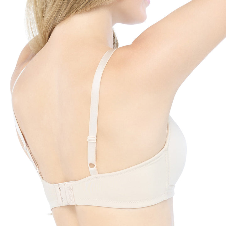 Wacoal Gold Wireless Bra บราเพื่อสุขภาพ บราไร้โครง ไม่เสริมฟองน้ำ รุ่น WO1546 